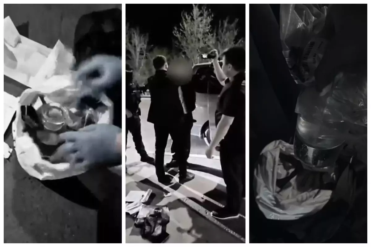 Алматы облысында ер адам қауіпті сынапты 100 миллион теңгеге сатпақ болған (видео)