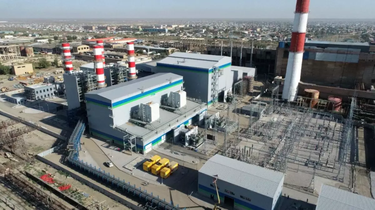 Қызылордада жаңа газ жылу электр орталығы тәулік бойы жұмыс істей бастады