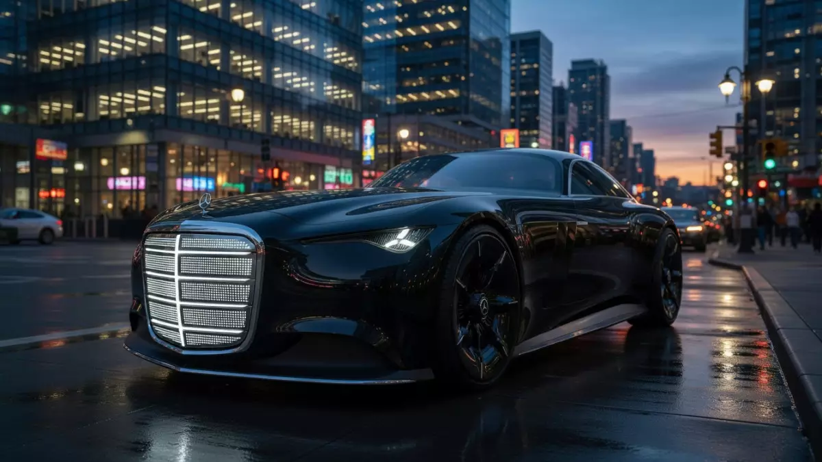 Mercedes-Benz создал электрокар, который заряжается от солнца - +40 км хода за солнечный день