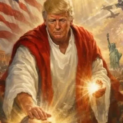 Трамп атаковал папу Римского и выложил себя в образе Иисуса