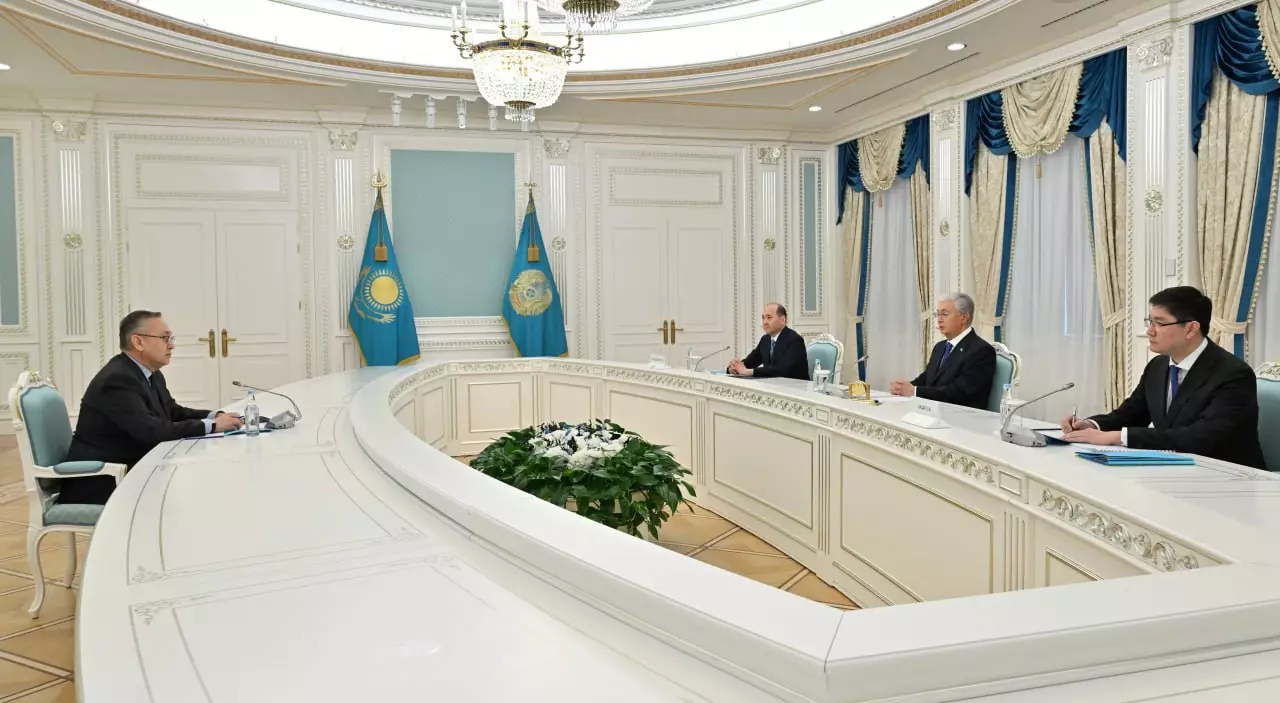 Тоқаев ҰҚШҰ Бас хатшысымен кездесті