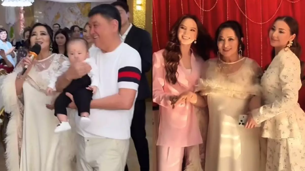 "Шаңырақта үш қуаныш": Гүлзира Айдарбекова отбасымен дүркіретіп той өткізді (ВИДЕО) 