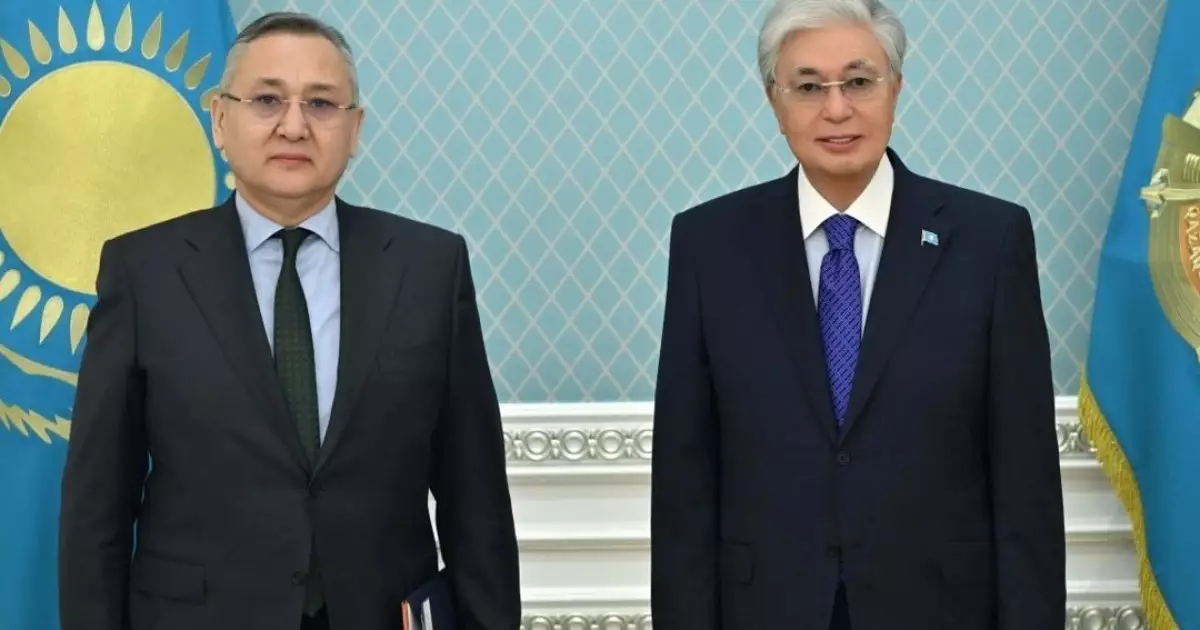  Президент ҰҚШҰ Бас хатшысы Таалатбек Масадыковты қабылдады 