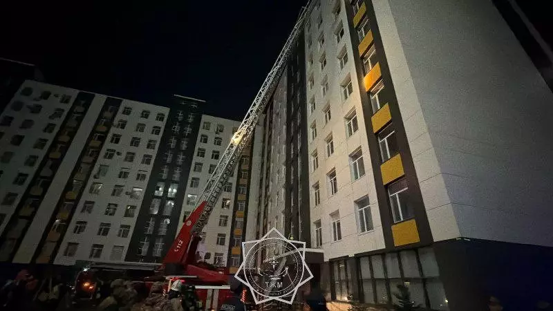 Астанада көпқабатты үйдің электр қалқаны өртенді: 3 адам құтқарылды