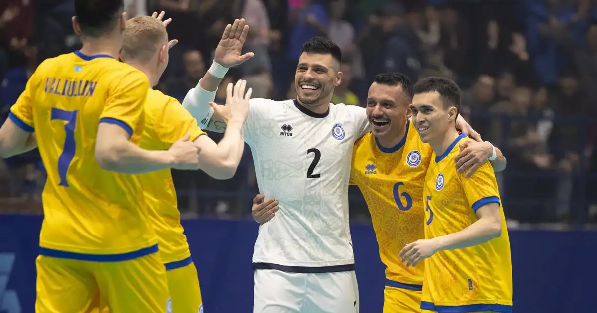  Футзалдан Қазақстан ұлттық құрамасы Әзербайжанды 9:2 есебімен ойсырата жеңді 