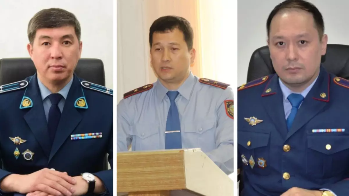 Атырауда жоғары лауазымды бірнеше полиция қызметкері қызметінен босатылды