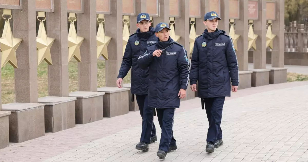   Ұлттық ұланның жеке құрамы еліміздің 21 қаласында қоғамдық тәртіпті қамтамасыз етеді   