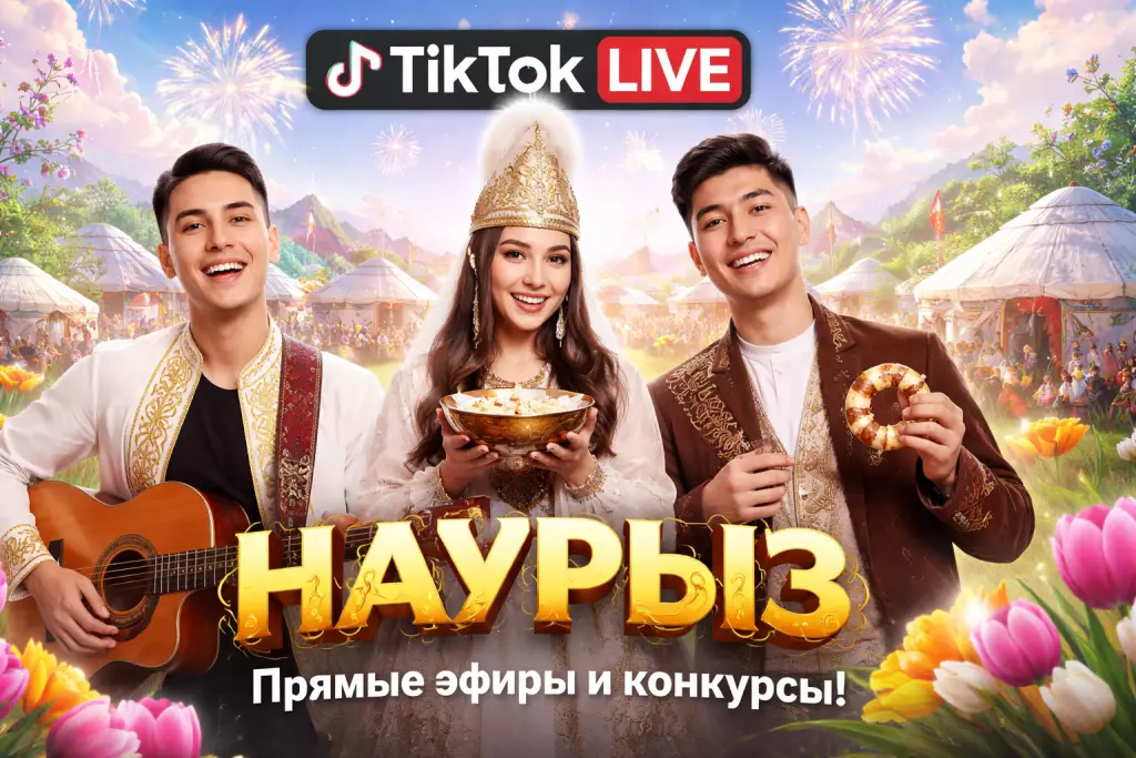 Наурыз в TikTok: казахстанцы опубликовали более 40 тысяч роликов за неделю праздника