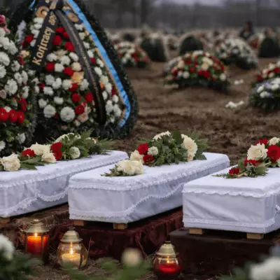 В Астане проводили в последний путь троих детей, погибших в пожаре