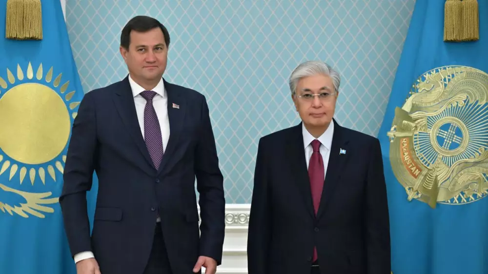 Тоқаев Беларусь сыртқы істер министрін қабылдап, Лукашенкоға сәлем жолдады