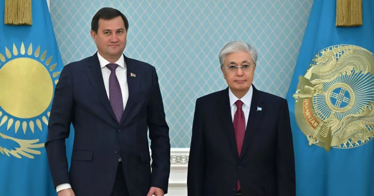  Мемлекет басшысы Беларусь сыртқы істер министрімен кездесті 