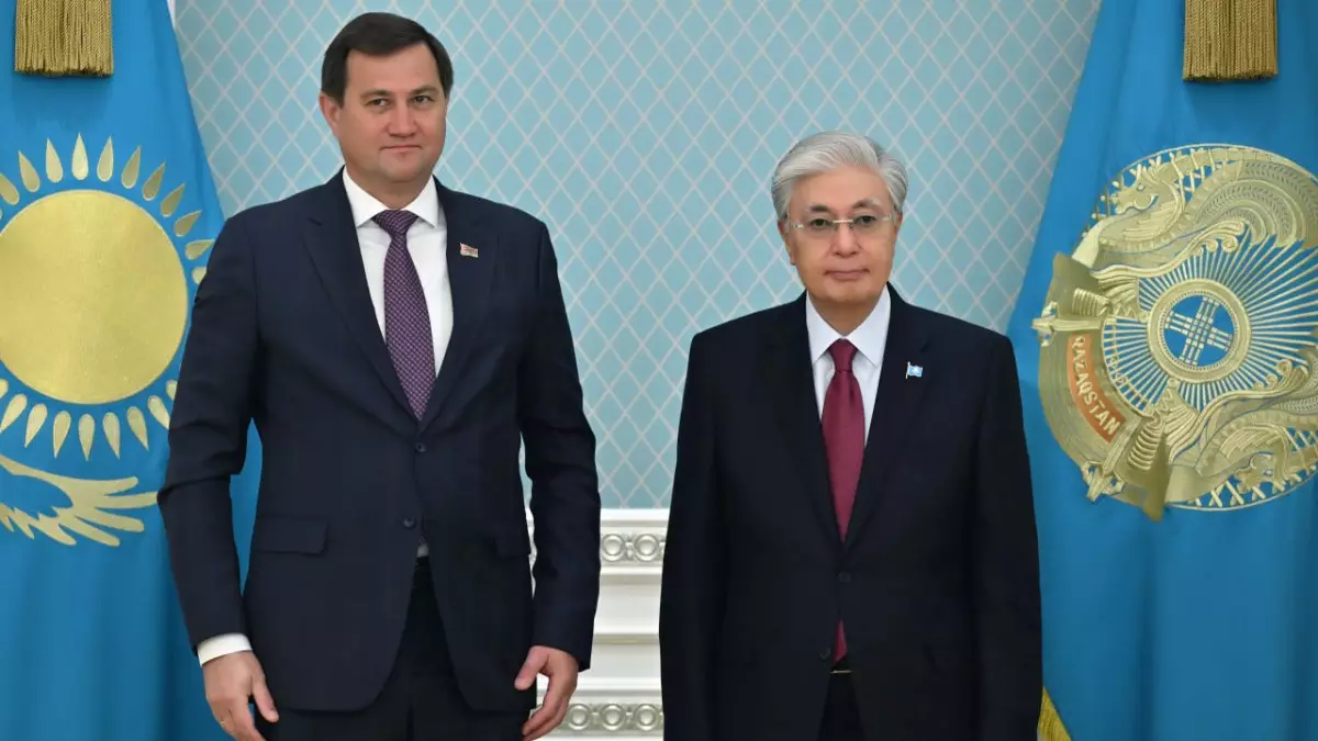 Токаев принял главу МИД Беларуси