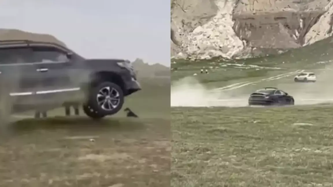 Маңғыстаудағы «Қамалдар аңғарында» дрифт жасағандар тұрғындардың ашуына тиді