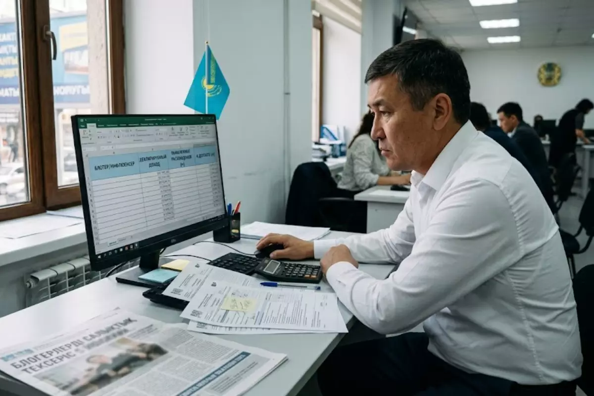 Принудительное взыскание и уголовные дела: Что ждет блогеров за скрытые доходы в Казахстане