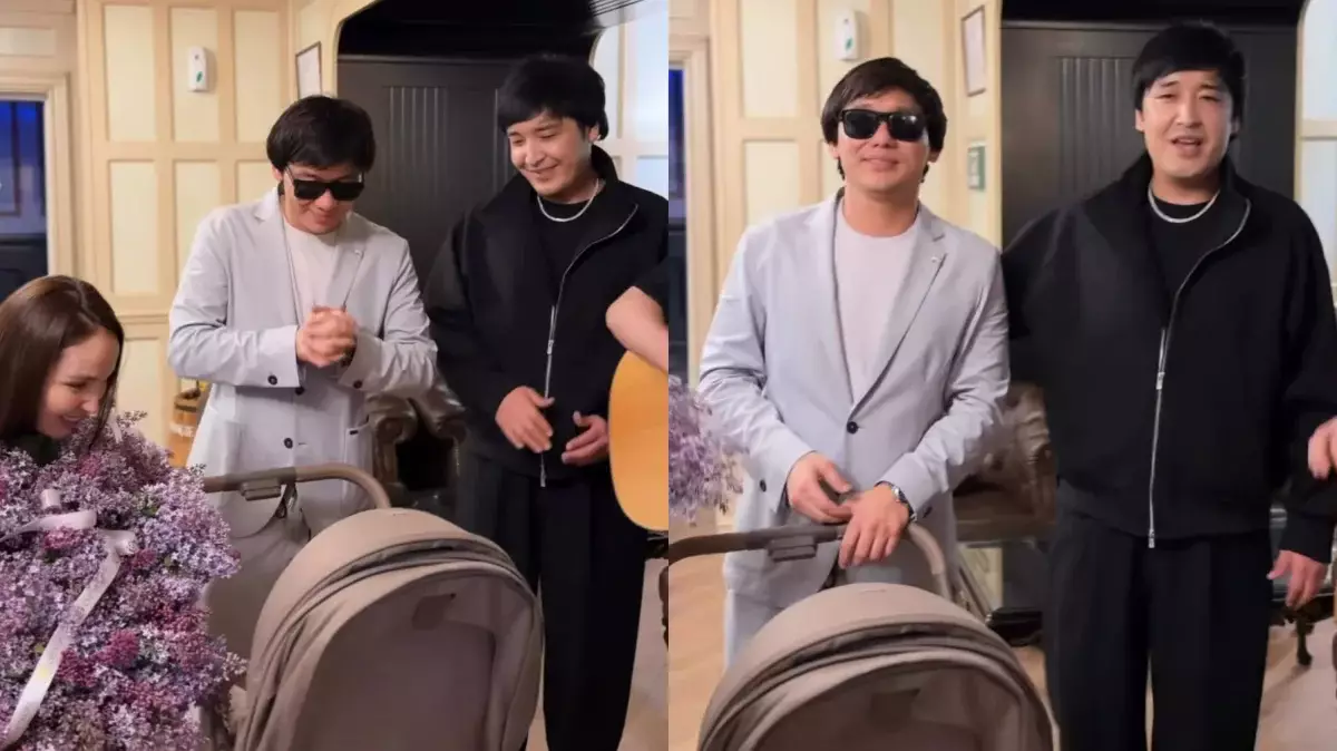 18 жылдан кейінгі кездесу: Сырым Исабаев Қайрат Нұртастың қызына ән арнады