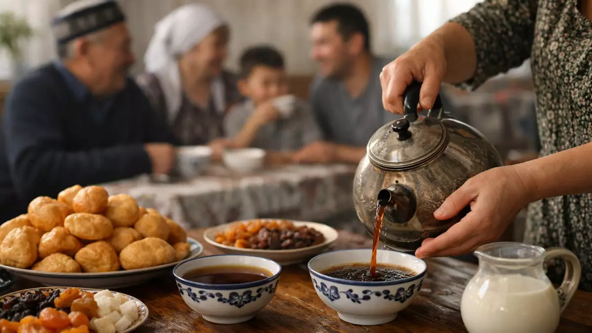 Откуда берётся главный напиток казахстанцев - чай