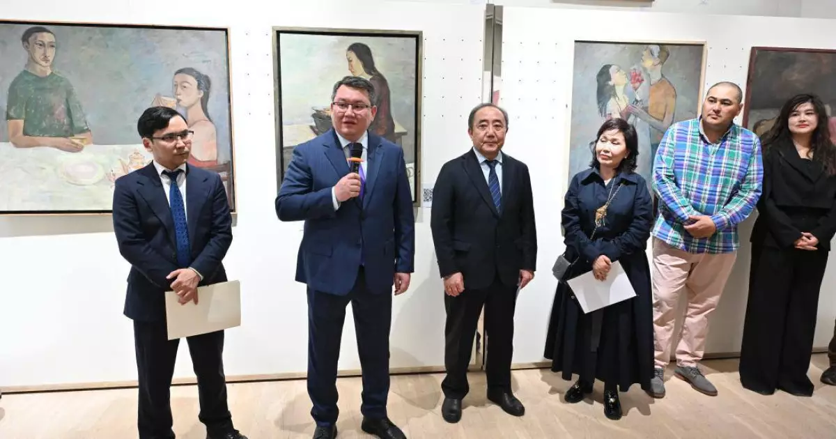   Астанада Қазақстан мен Қырғызстан суретшілерінің «Нұр шашу» атты халықаралық көрмесі ашылды   