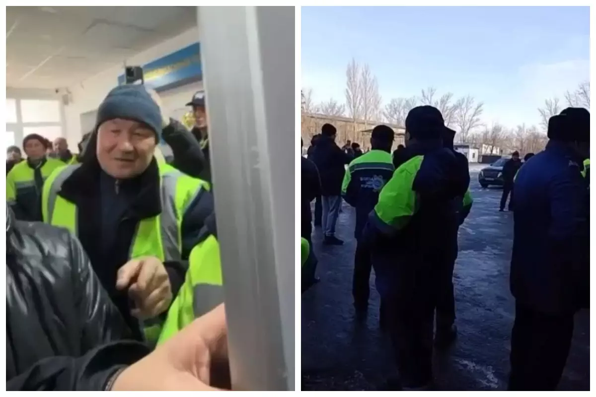 Елордада жалақысын көтеруді талап еткен коммуналдық қызметкерлер 10 тәулікке қамауға алынған