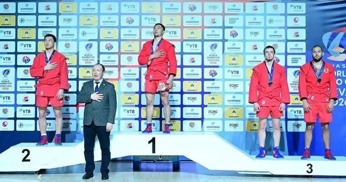  Қазақстандық самбошылар Ереванда өткен әлем кубогында табысты өнер көрсетті 