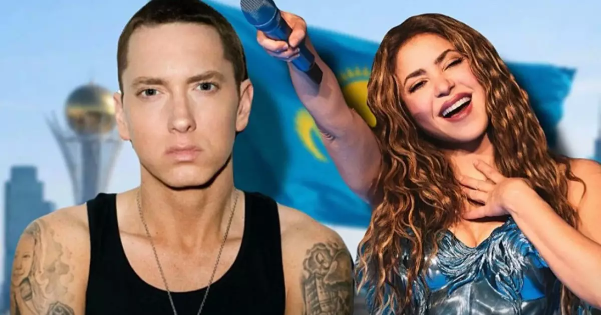   Шакира мен Эминем Алматыда концерт өткізеді   