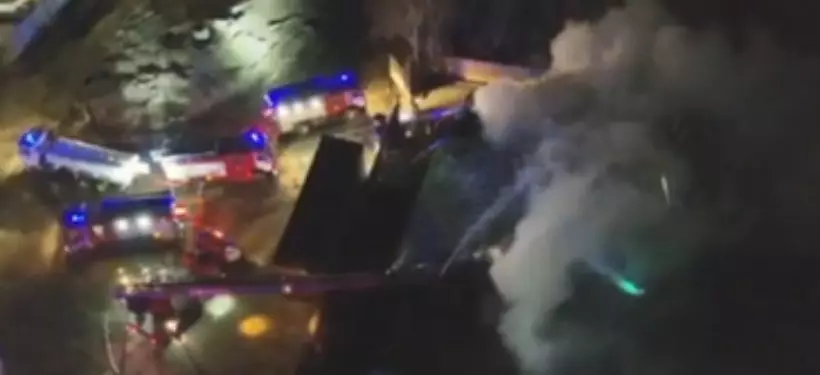 Банный комплекс горел в Семее