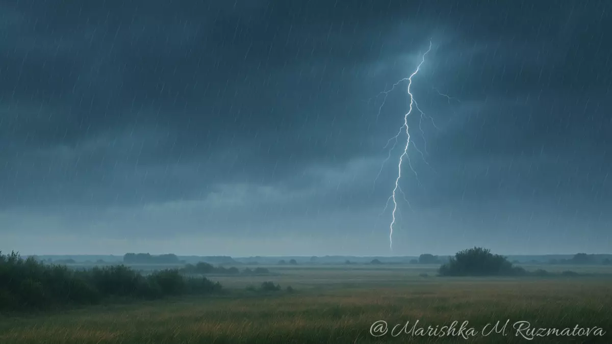 Штормовое предупреждение объявили по всему Казахстану