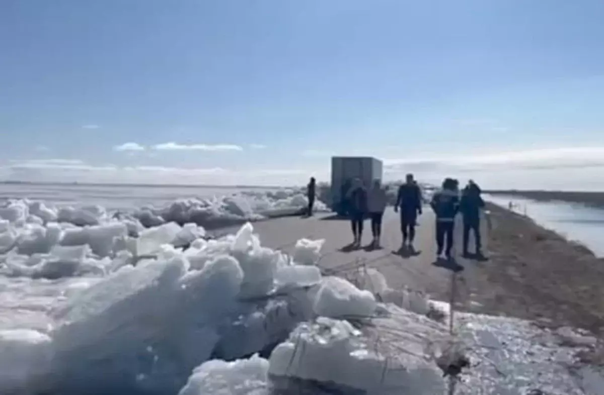 Көктемнің тосын сыйы: Вишневое көлінің мұзы жолға шықты