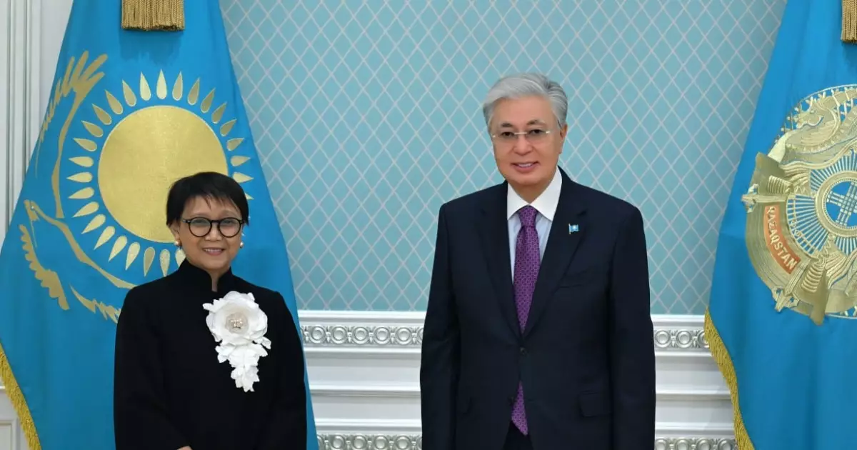   Президент БҰҰ Бас хатшысының Су ресурстары жөніндегі арнаулы өкілі Ретно Марсудиді қабылдады   