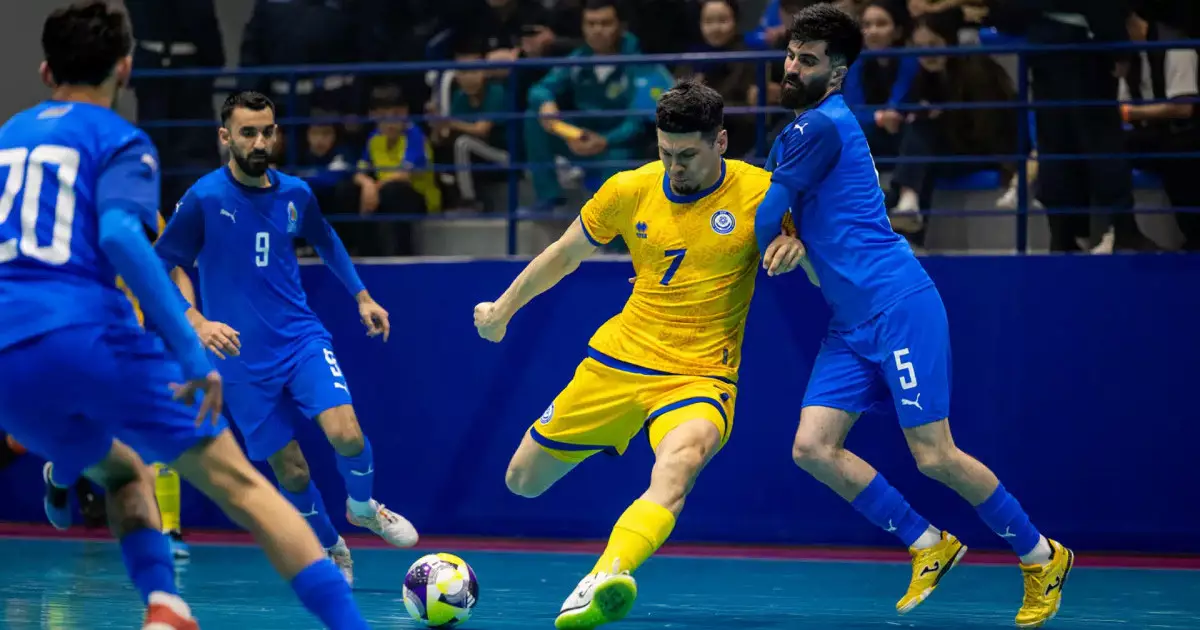  Футзалдан Қазақстан ұлттық құрамасы Әзербайжанды тағы да жеңді 