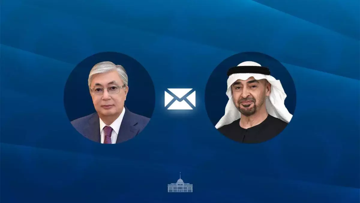 Қасым-Жомарт Тоқаев Мұхаммед бен Заид Әл Нахаянға хат жолдады