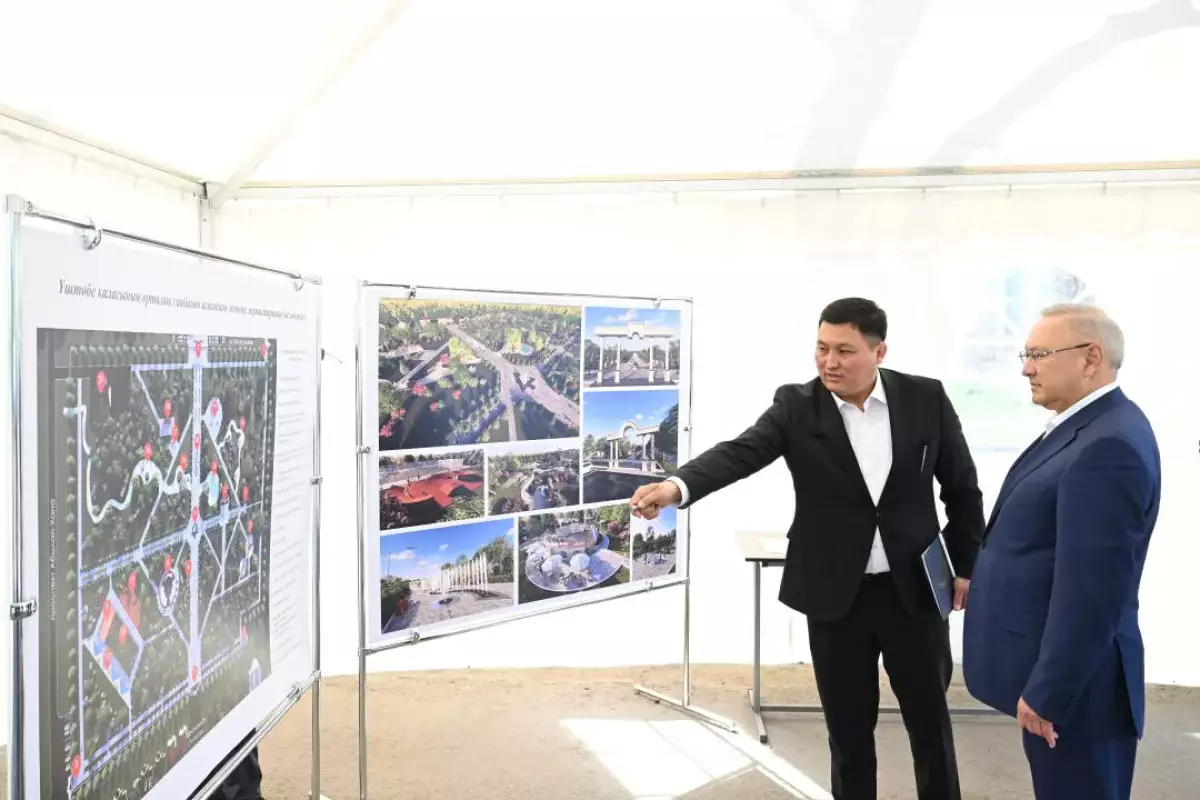 «Таза Қазақстан»: начались работы по ремонту центрального парка в Уштобе