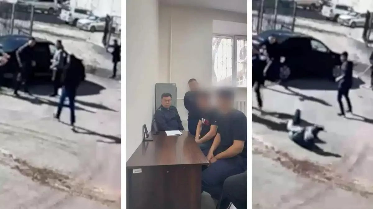 Астанада көлік мінген жасөспірім мектеп маңында төбелес шығарды