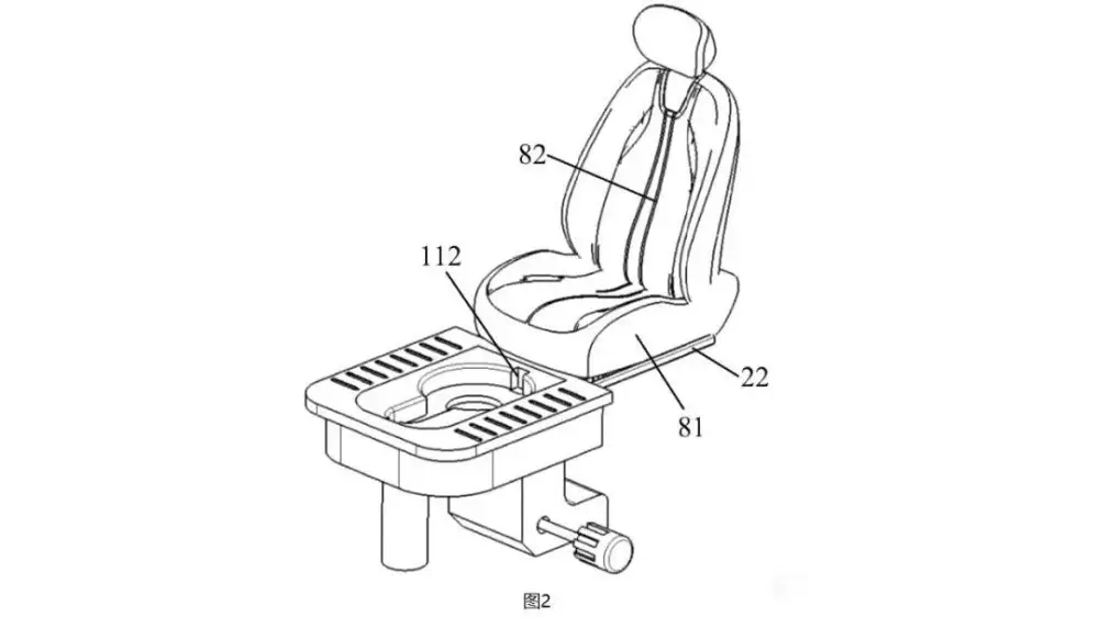 Туалет в автомобиле - китайская компания запатентовала необычное решение