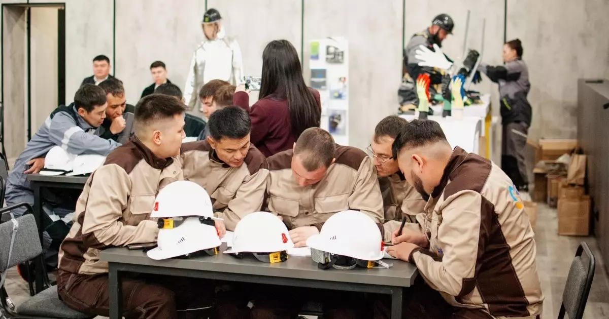  Теміртауда биіктікте қауіпсіз жұмыс істеу эстафетасы өтті 