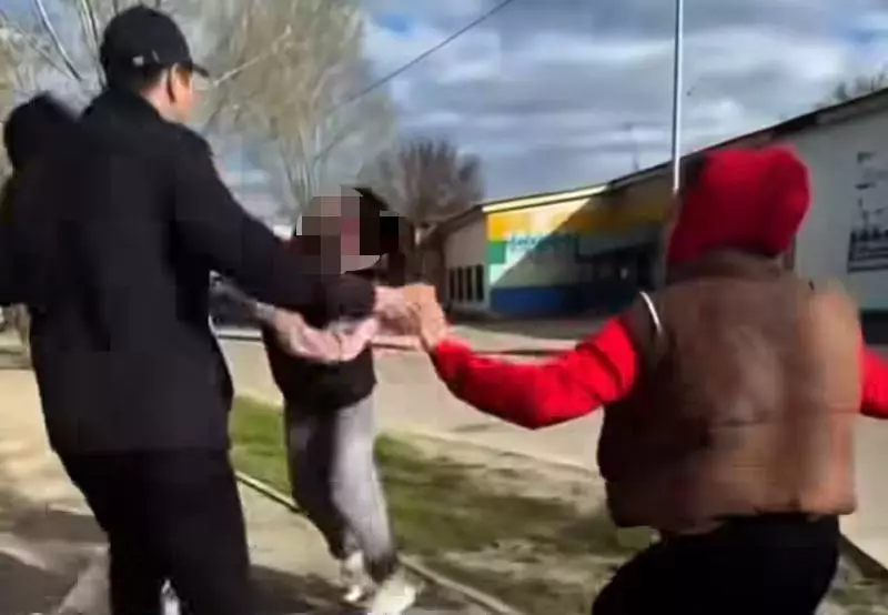 Тікелей эфирден басталған: Қостанайда қыздар арасындағы төбелес видеоға түсіп қалды