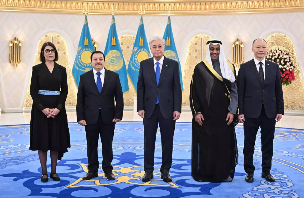 Ақордада төрт елдің жаңа елшілері Президентке сенім грамоталарын тапсырды