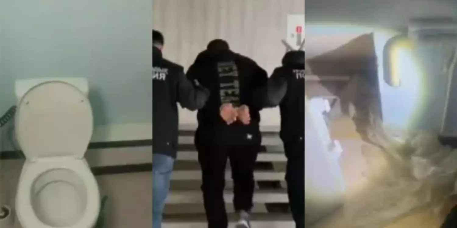 Қарағанды облысында күдікті бес жыл бойы дәретхана қуысында жасырынып келген (ВИДЕО)