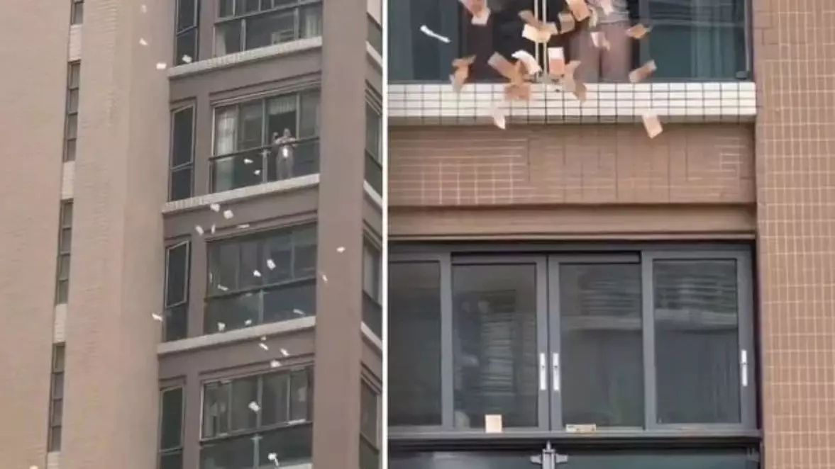 Аспаннан 60 миллион теңгелік ақша "жауды"