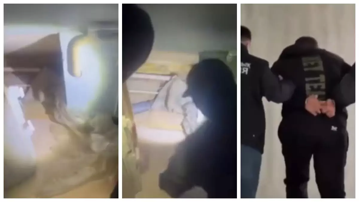 Қарағандыда бес жыл бойы іздеуде жүрген күдікті ерекше жасырын орыннан табылды (видео)