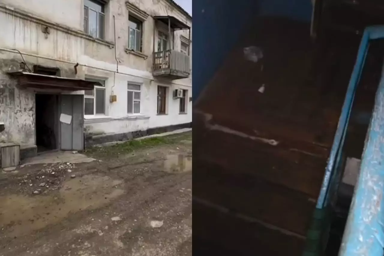 Атырауда 1932 жылғы үй қирап тұр: тұрғындар дабыл қағуда, әкімдік үнсіз