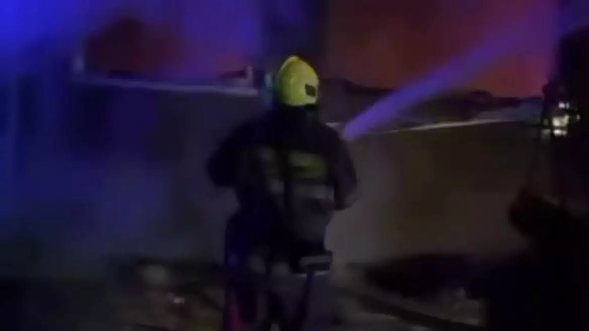 Пожар на базе отдыха потушили в Костанайской области