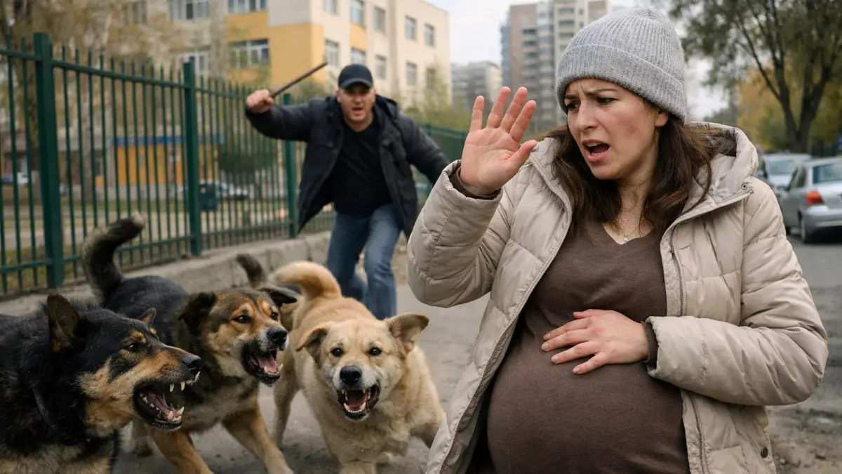 В Кокшетау стая собак напала на женщину на восьмом месяце беременности