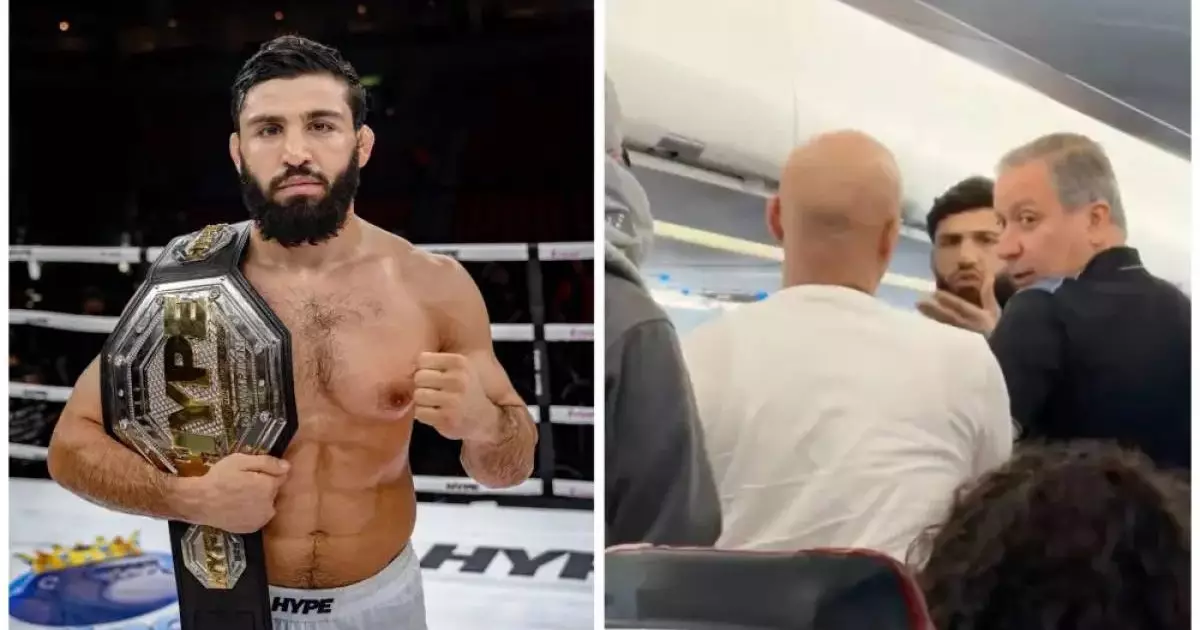  Звезду UFC высадили из самолёта 