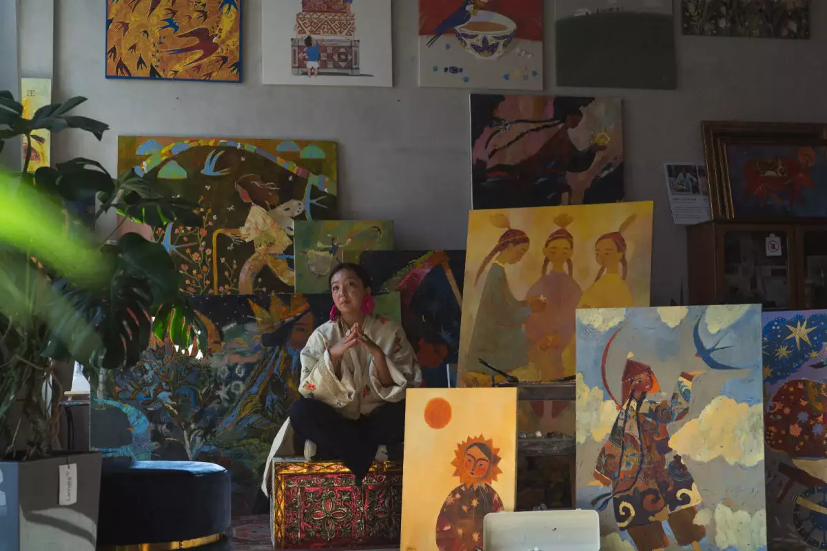 Сила жить и право летать: большая выставка Айгерим Карибаевой пройдет в музее Кастеева