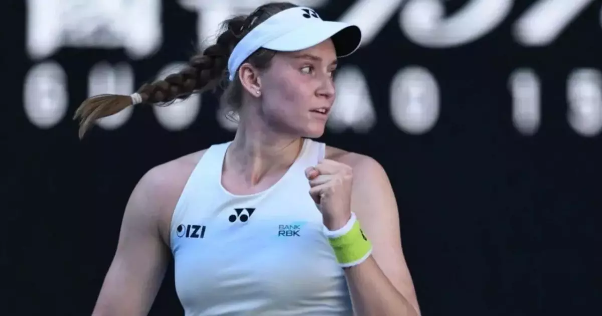  Елена Рыбакина Штутгарт турнирінің жартылай финалына шықты 