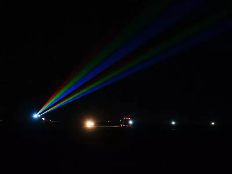 На трассе в Атырауской области появился лазер для водителей