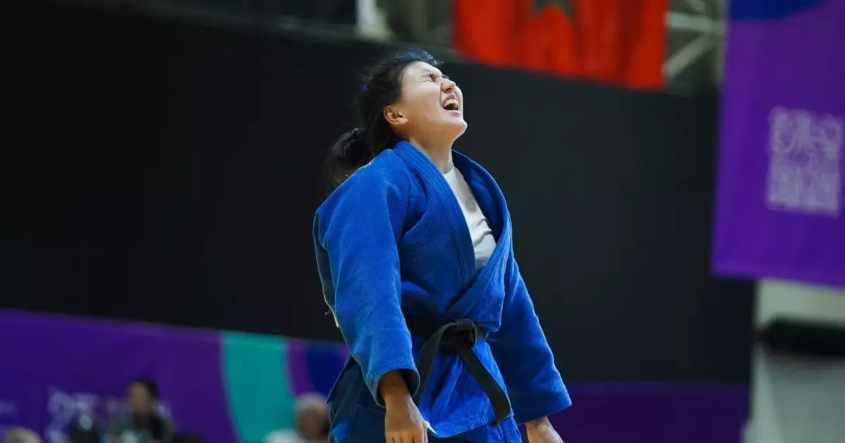   Дзюдошы Аруна Жангельдина Қытайдағы Азия чемпионатында қола медальға ие болды   