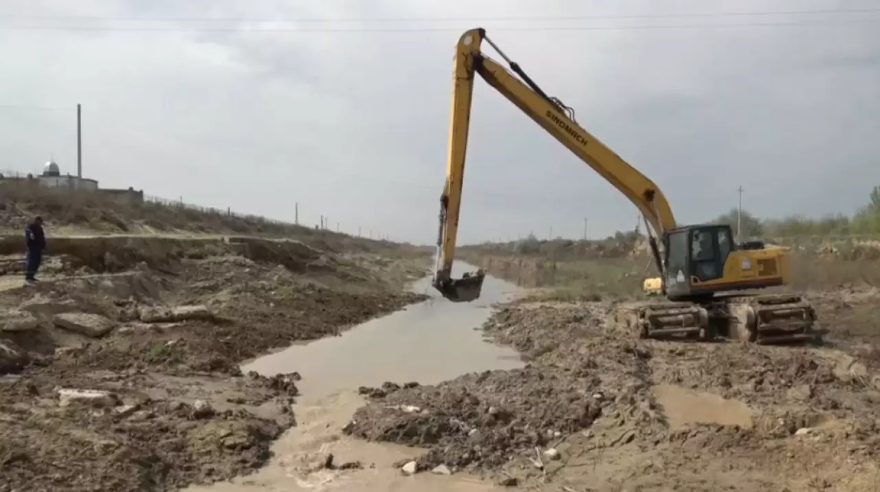 Тысячи гектаров полей могут остаться без воды в Туркестанской области