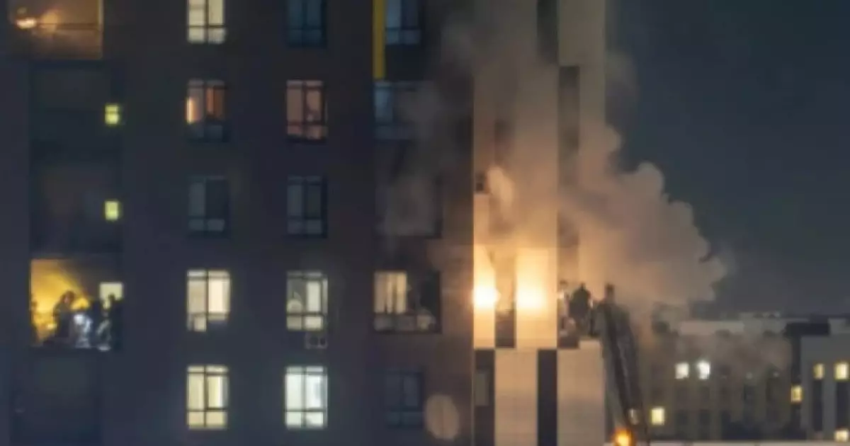  Астанада өрт кезінде үш баласынан айырылған әйел есін жиды 