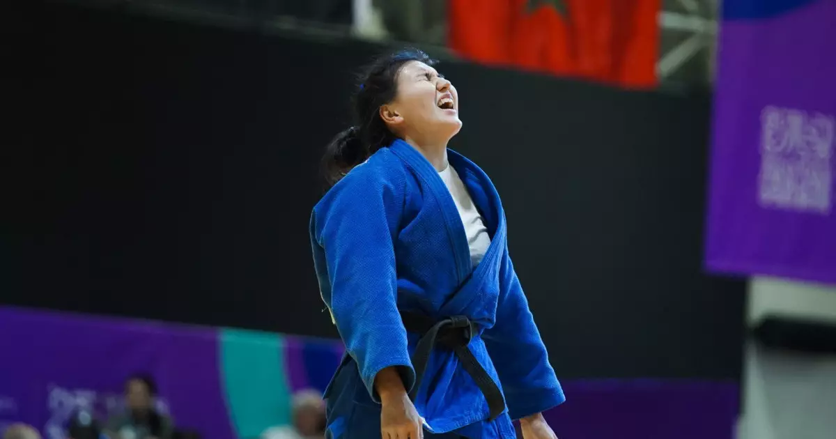  Дзюдошы Аруна Жангельдина Қытайдағы Азия чемпионатында қола медальға ие болды 